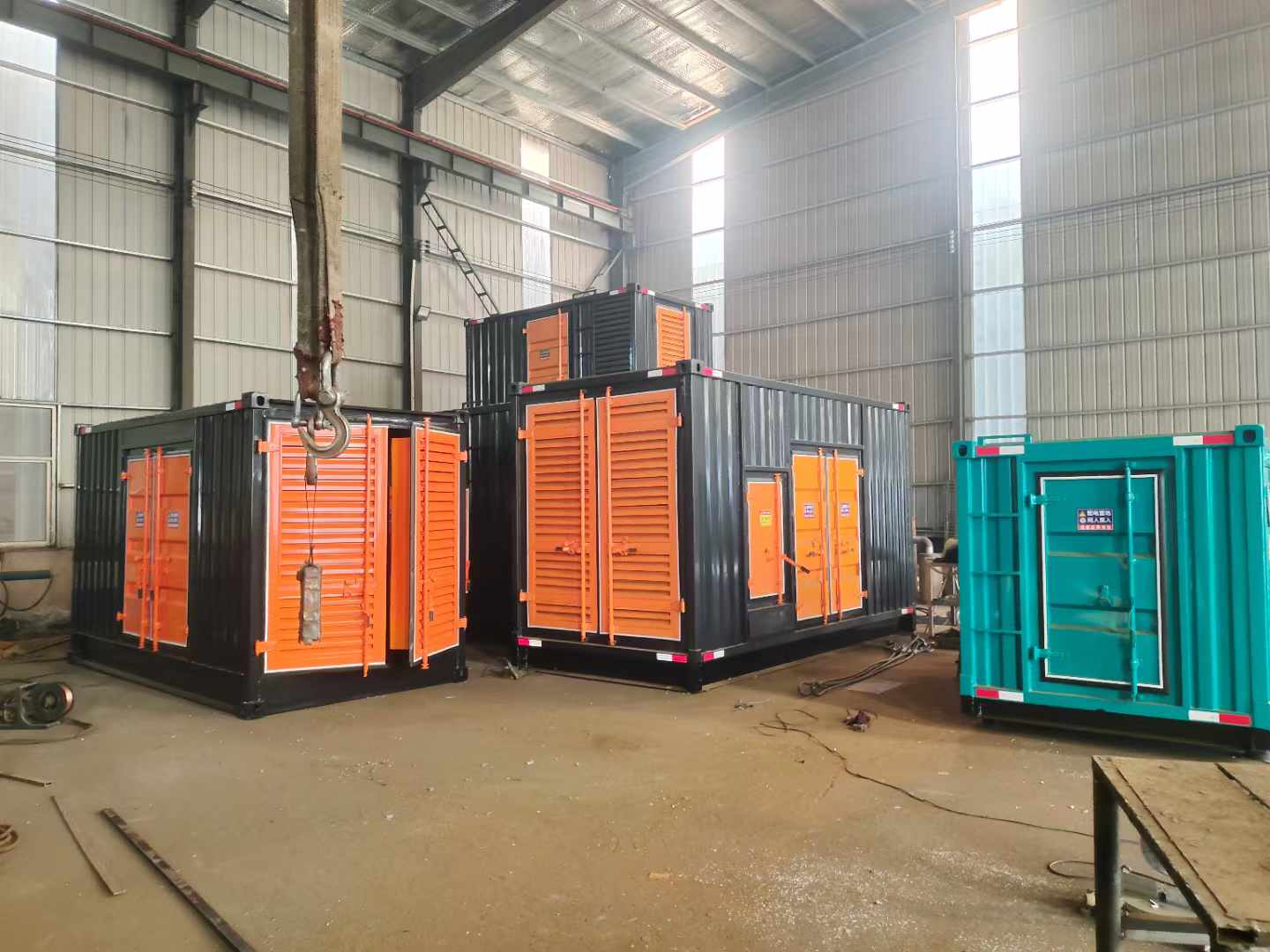于洪500kw柴油发电机组可以带动多少功率设备？